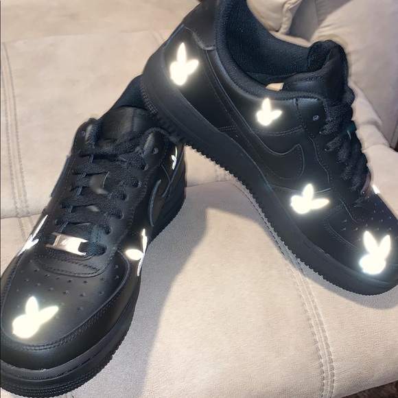 Reflective Playboy Air Forces